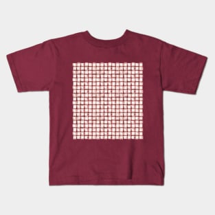 Marsala Pattern Kids T-Shirt